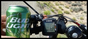 On croise une voiture le matin = 1 bière. Why not...