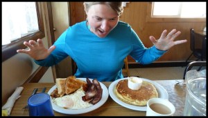 On partagera le pancake, faut pas déconner