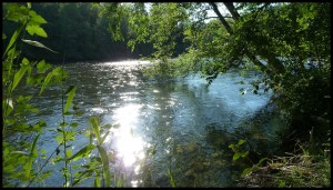 La salle de bain. Le chauffe-eau déconne un peu mais à 10°C, ça passe