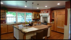 la cuisine, aussi grande que notre 1er appartement