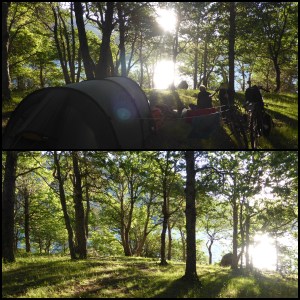 Bivouac de rêve au bord du lac Norquinco