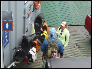 Ophélie, encore en train de draguer un gars