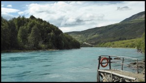 Rio Baker, au bord du camping